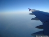 Răul Olt în apropiere de Râmnicu Vâlcea, vedere din avion
