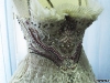 Detaliu superior al unei unicat piese de ultra lingerie din sala de protocol a Jolidon, în cadrul Cluj Brands Tour 2011