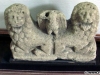 Sculptură romană cu doi lei