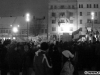 Plecarea gloatei de protestatari spre Consiliul Județean Cluj