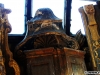 Bucăți ale unor degradate piese de mobilier lăcuit și aurit în turla catedralei catolice Sfântul Mihail din Cluj Napoca