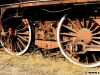 Roțile motoare ale unei locomotive de medie putere